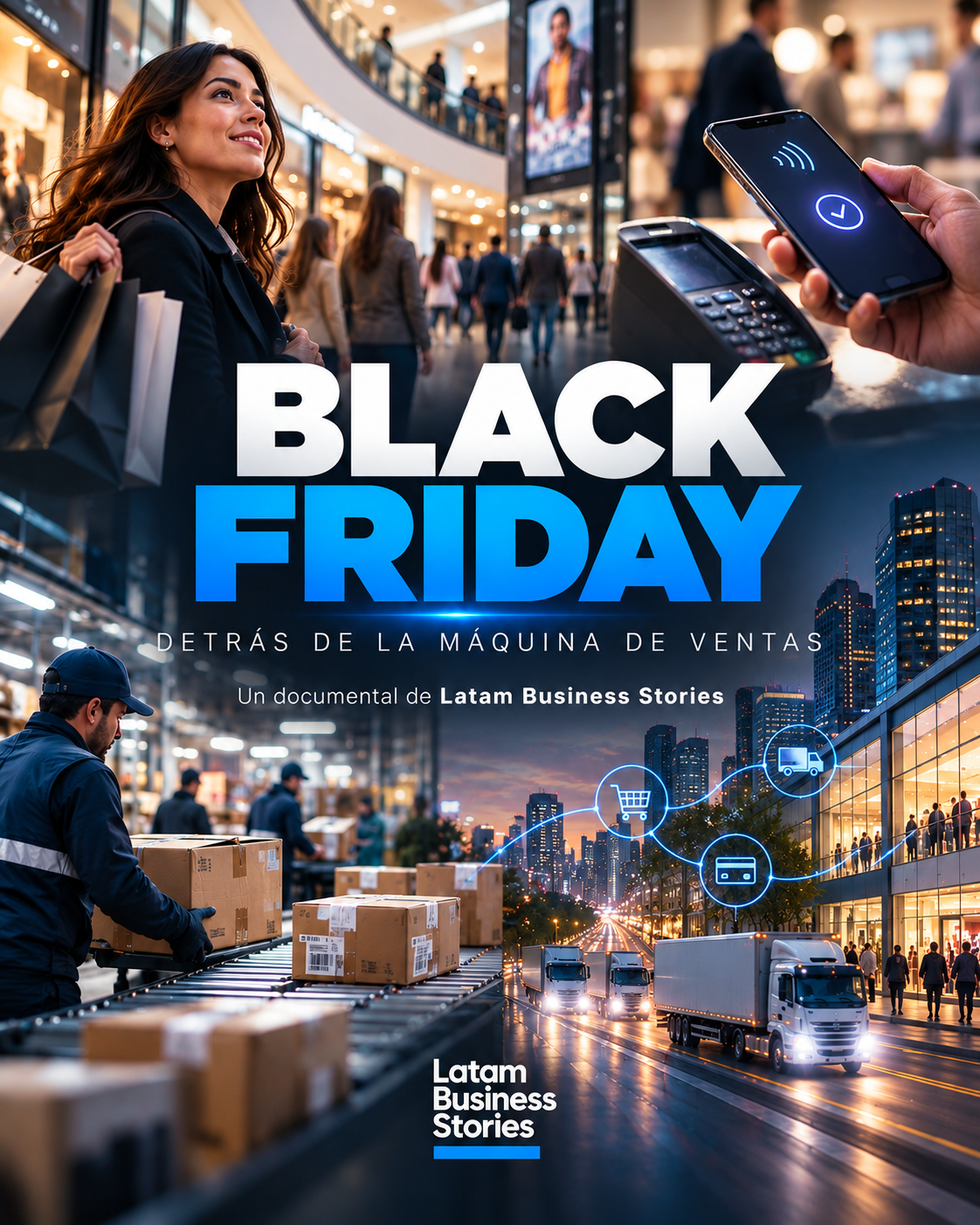 Póster de Black Friday: detrás de la máquina de ventas